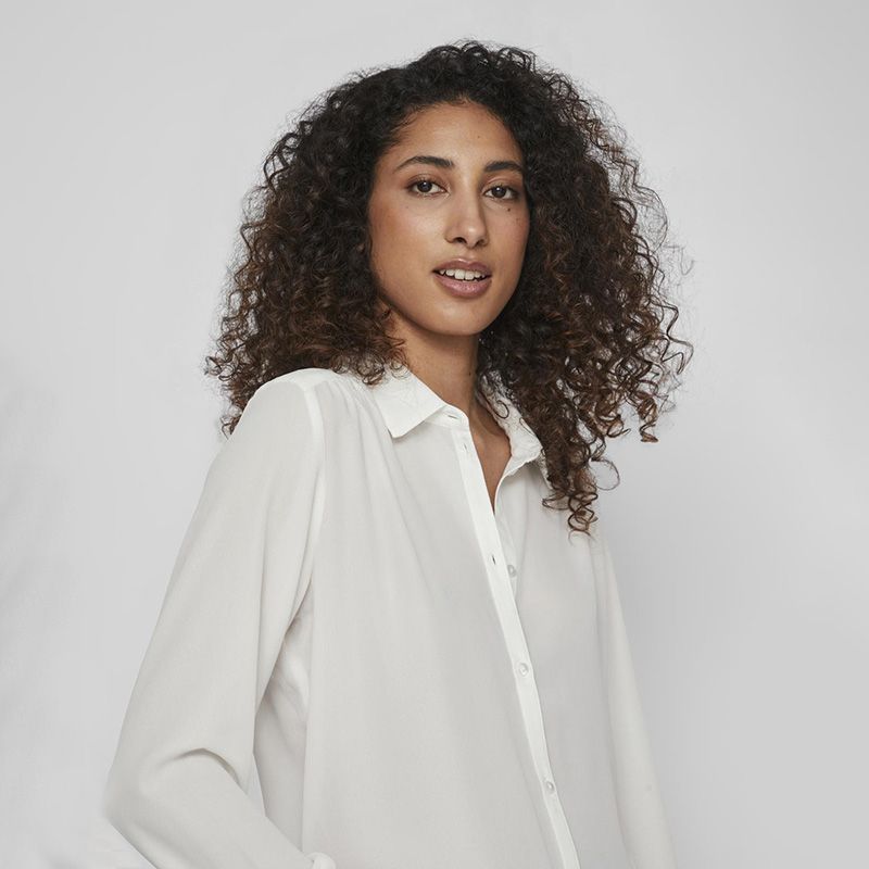 TUNIQUE VILUCY BUTTON L/S SNOW WHITE 14054702 4365