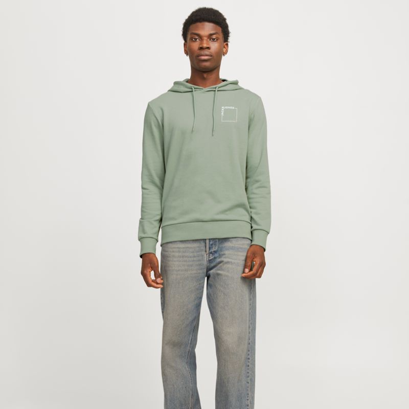 Sweat capuche jjverner chambray blue 12269318 4236 Homme JACK & JONES Sweat capuche jjverner chambray blue 12269318 4236 Homme JACK & JONES