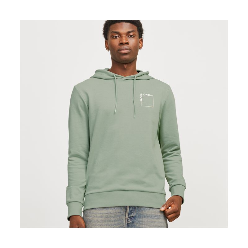 Sweat capuche jjverner chambray blue 12269318 4236 Homme JACK & JONES Sweat capuche jjverner chambray blue 12269318 4236 Homme JACK & JONES