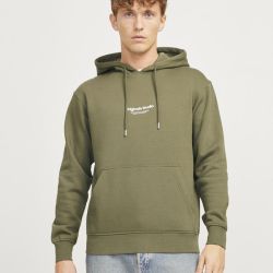 Sweat a capuche jorvesterbro black 12241687 4367 Homme JACK & JONES