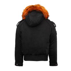 Blouson capuche fourrure noir ww603 Homme THE NEW DESIGNERS Blouson capuche fourrure noir ww603 Homme THE NEW DESIGNERS