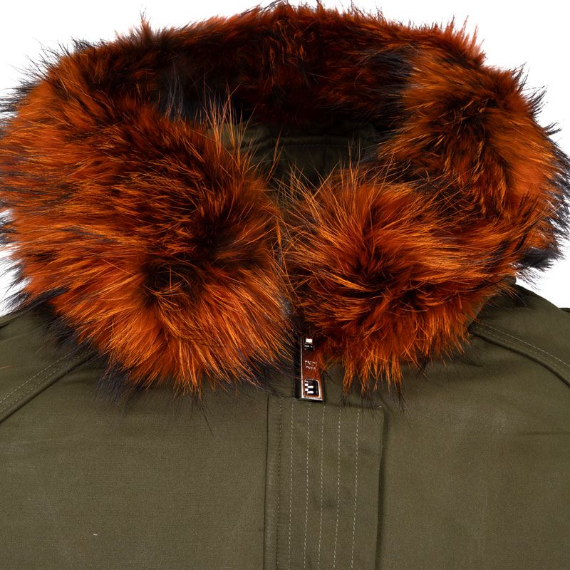 Blouson capuche fourrure noir ww603 Homme THE NEW DESIGNERS