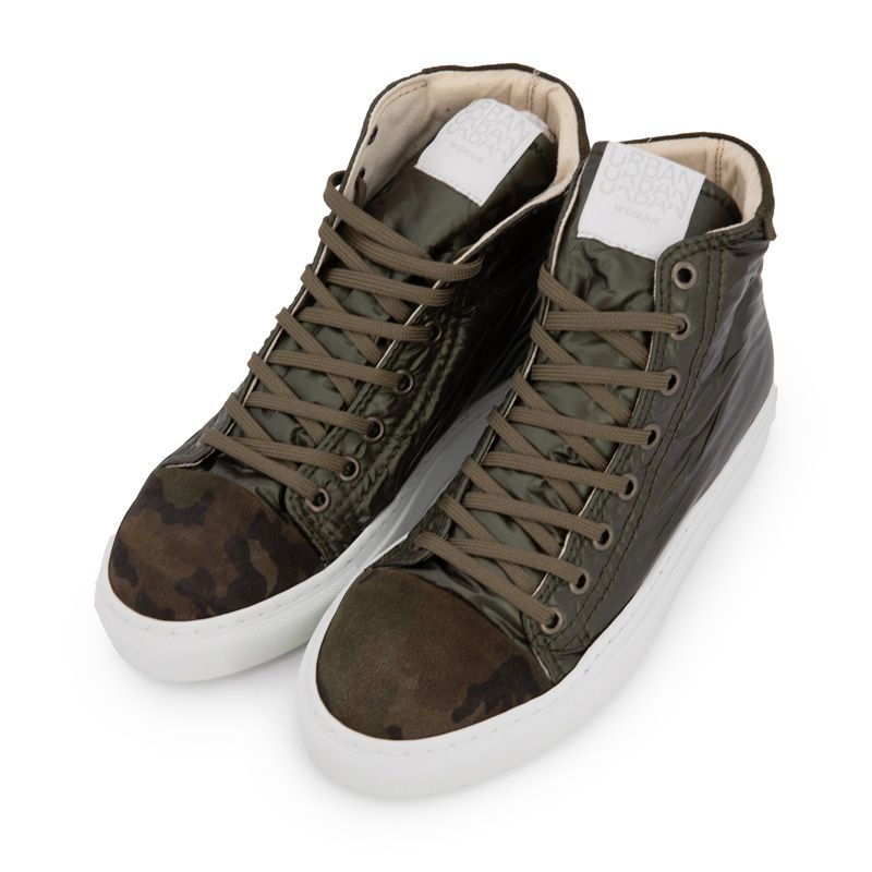 Basket montante 5221 metal 765 + camuflado cinza 36/41 Femme URBAN Basket montante 5221 metal 765 + camuflado cinza 36/41 Femme URBAN