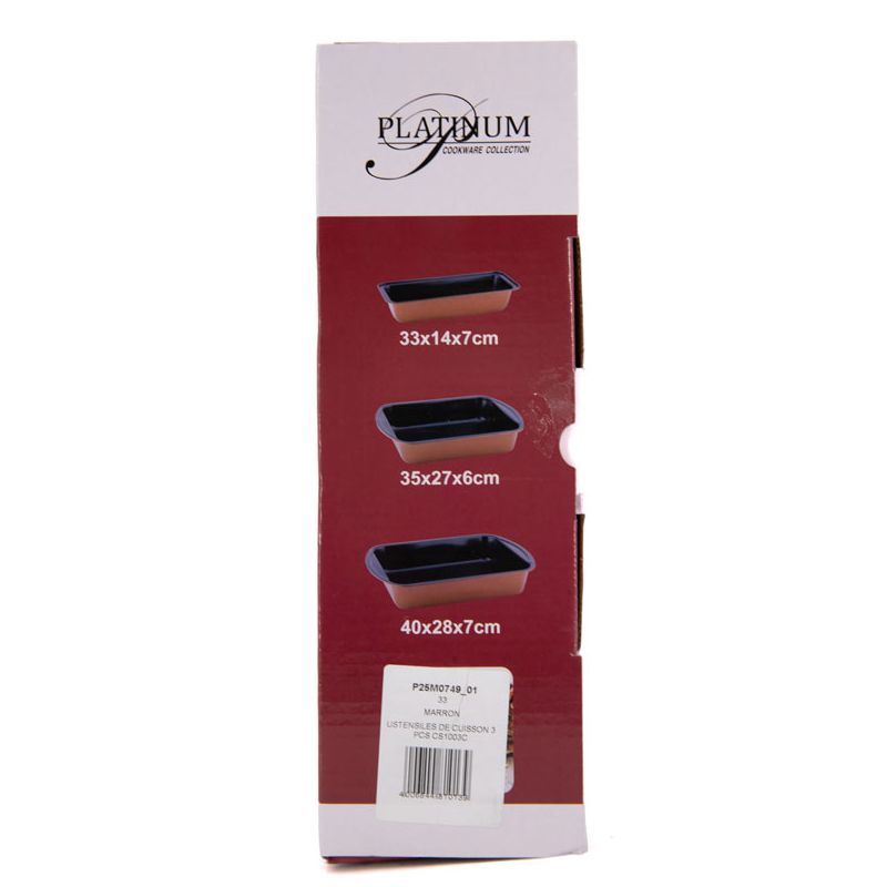 Ustensiles de cuisson 3 pcs cs1003c Mixte PLATINUM