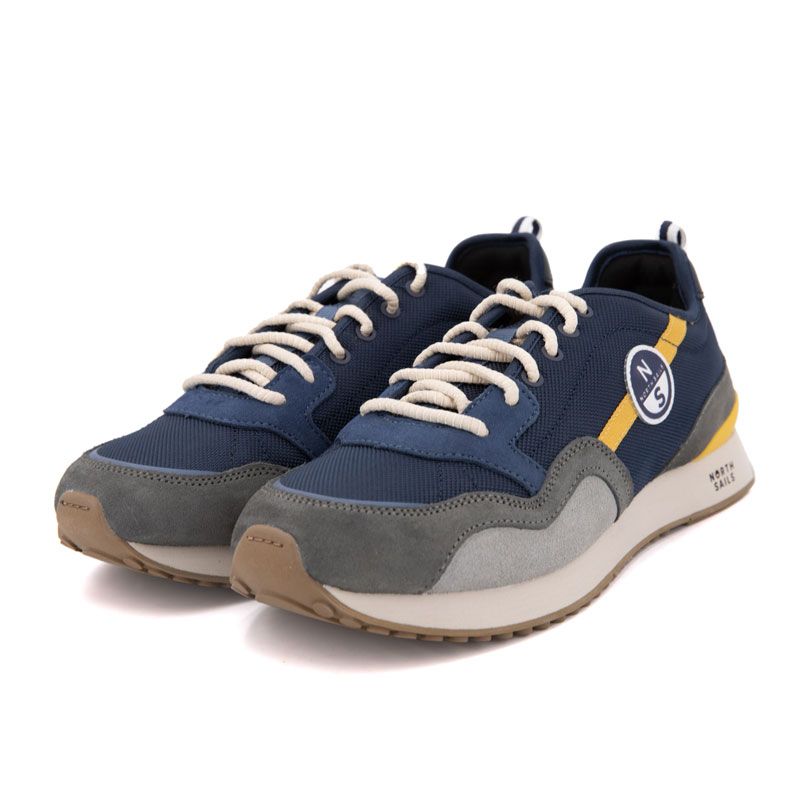 BASKET NAVY-GRAY-YELLOW A2-HORIZ J 008 24AW T39/46 BASKET NAVY-GRAY-YELLOW A2-HORIZ J 008 24AW T39/46