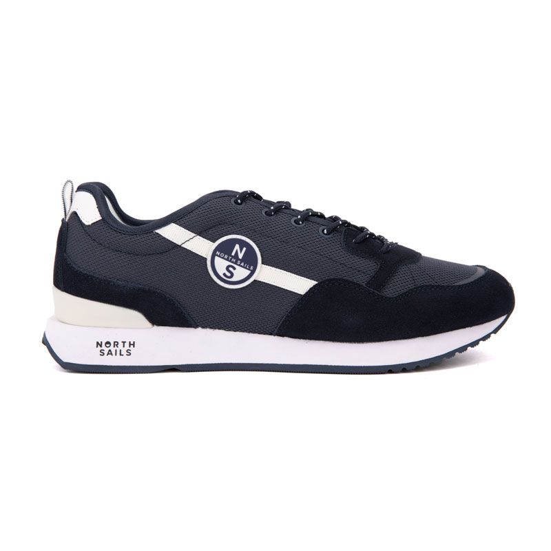 BASKET OFF WHITE-NAVY HORIZ P 007 24SS T40/46