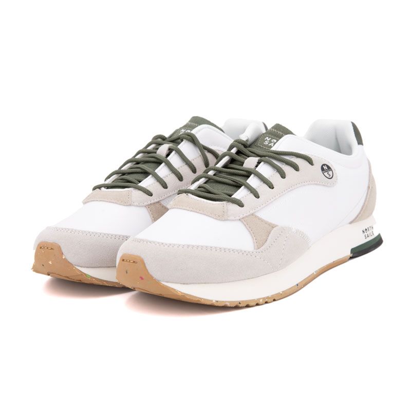 BASKET WHITE-MILITARY GREEN TAILER C 024 24SS T40/46