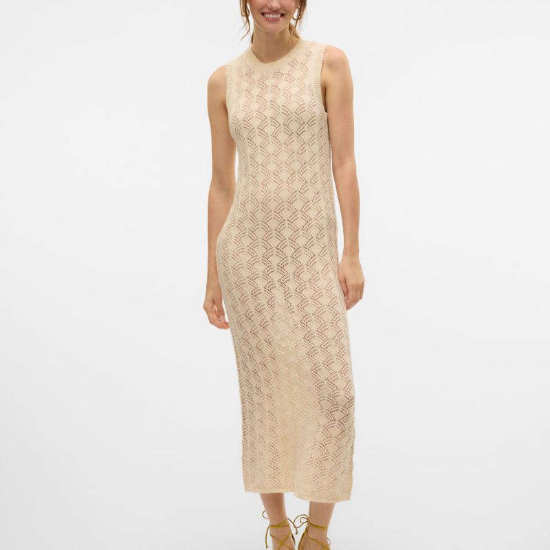 Robe vmnewverena birch 10321553 4235 Femme VERO MODA