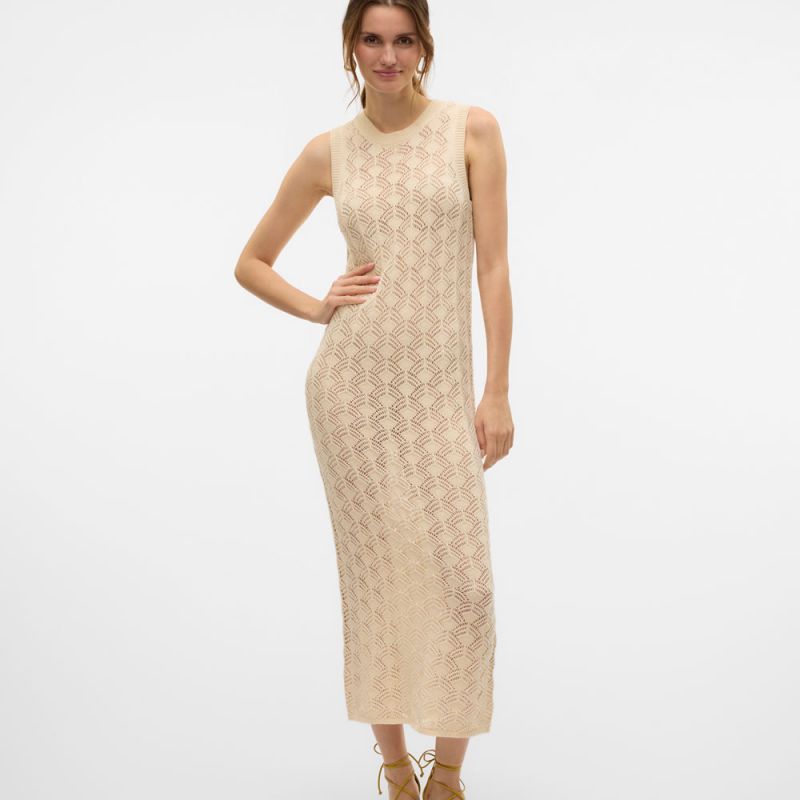 Robe vmnewverena birch 10321553 4235 Femme VERO MODA