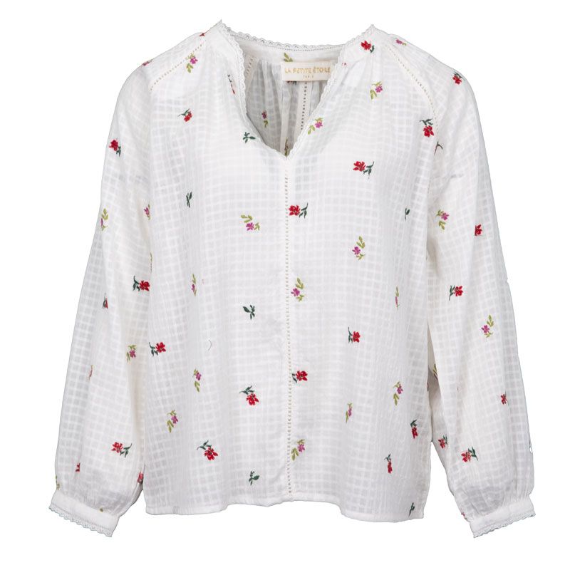 Blouse blanc benita Femme LA PETITE ETOILE