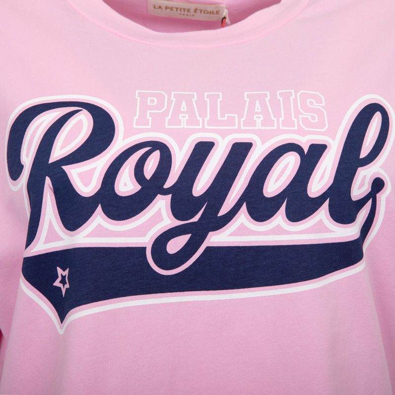 Tee shirt rose troyal Femme LA PETITE ETOILE
