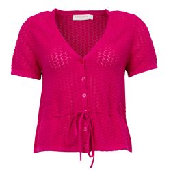 Gilet fuchsia mallory Femme LA PETITE ETOILE