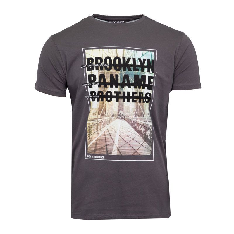 Tee shirt mc photoprint ts-pb 101 Homme PANAME BROTHERS