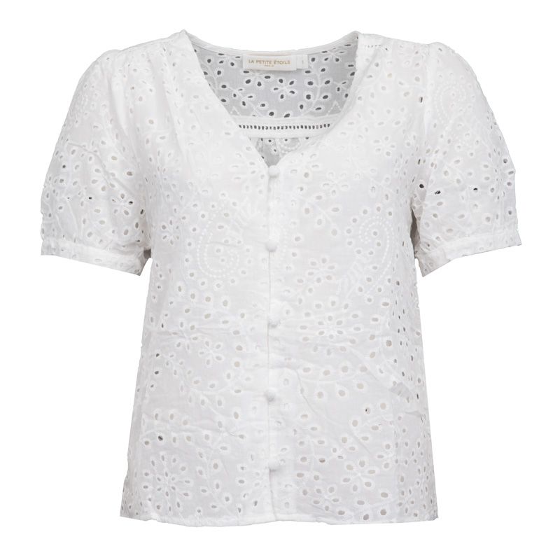 CHEMISE MC BLANC TARAH