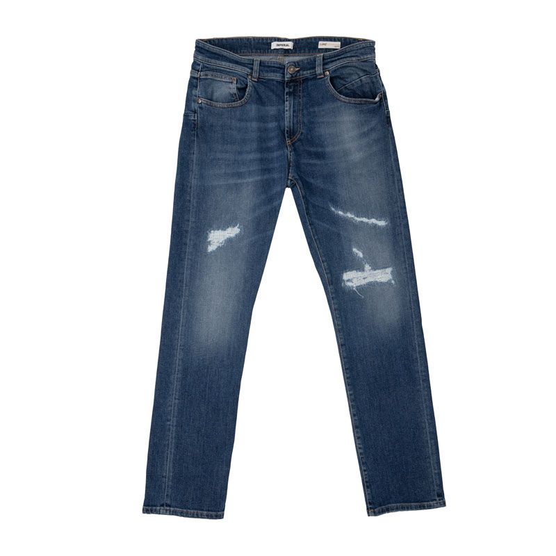Pantalon imperial homme blu denim p5407luk01 Homme IMPERIAL