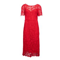 Robe ivoire mi longue dentelle Rinesa dos nu Femme LA PETITE ETOILE