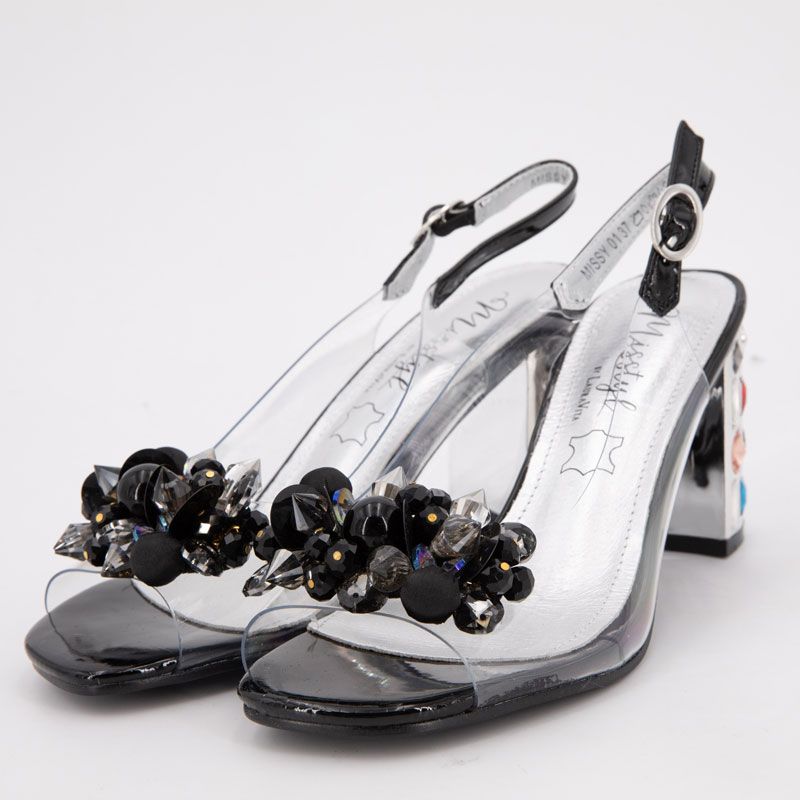 Sandale a talon missy01 noir 35/41 Femme LAURA VITA