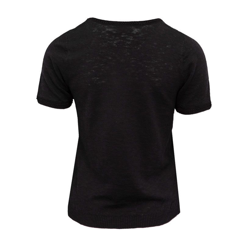 Tee-shirt m/c noir mada Femme LA PETITE ETOILE