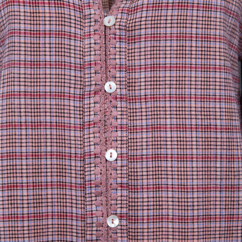 Blouse carreaux rose marjani Femme LA PETITE ETOILE