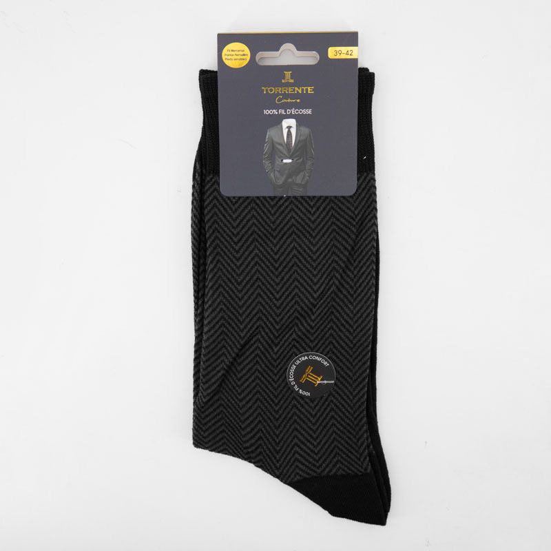 Chaussettes fil d'ecosse fantaisies 24018 Homme TORRENTE