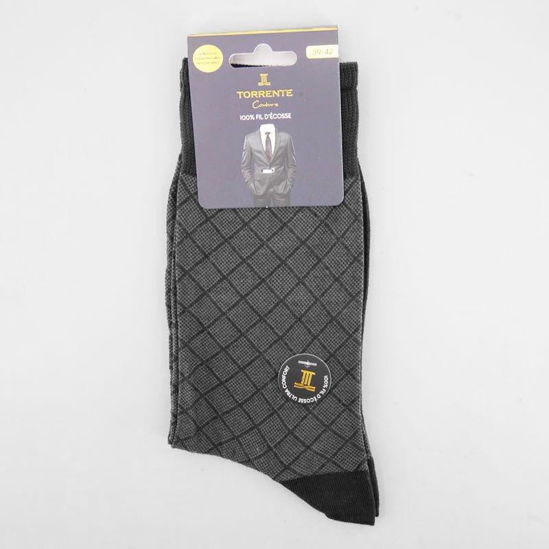 Chaussettes fil d'ecosse fantaisies 24018 Homme TORRENTE