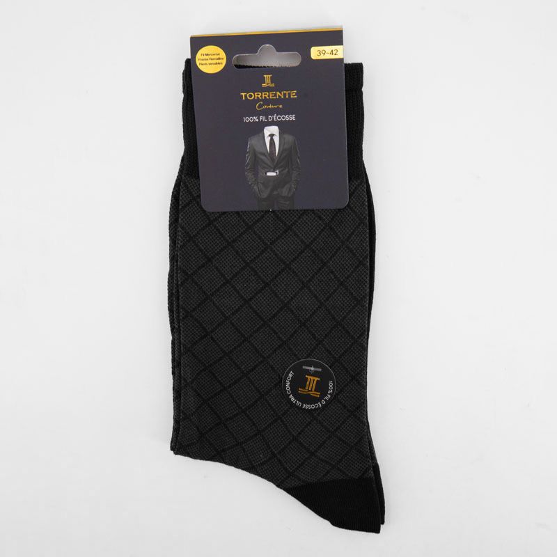 Chaussettes fil d'ecosse fantaisies 24018 Homme TORRENTE