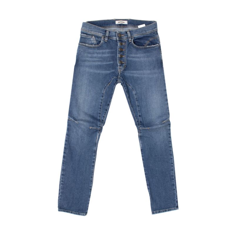 Pantalon imperial homme blu denim p372mer131 Homme IMPERIAL