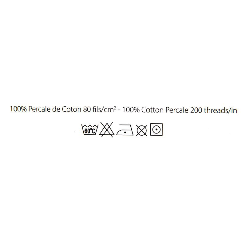 Taie d'oreiller multi couleurs 6565 Mixte PERLE DE COTON Taie d'oreiller multi couleurs 6565 Mixte PERLE DE COTON