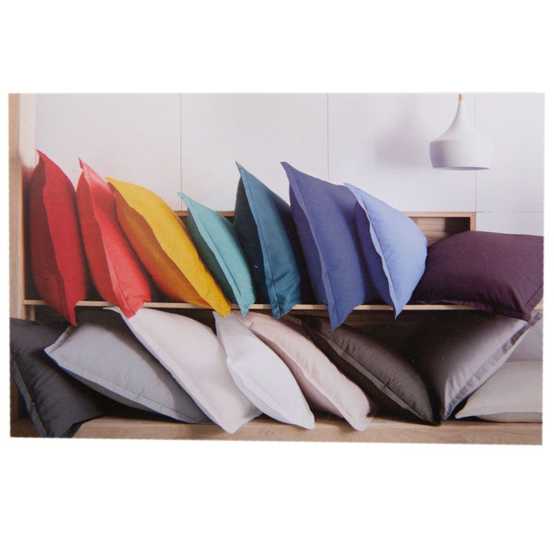 Taie d'oreiller multi couleurs 6565 Mixte PERLE DE COTON Taie d'oreiller multi couleurs 6565 Mixte PERLE DE COTON