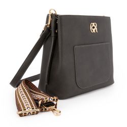 Sac à main moyen roberthe motif serpent avec anse amovible ethnique 25x22x10cm Femme GEORGES RECH