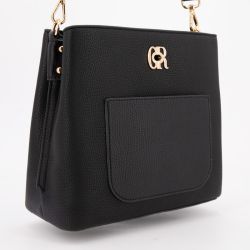Sac à main moyen roberthe motif serpent avec anse amovible ethnique 25x22x10cm Femme GEORGES RECH