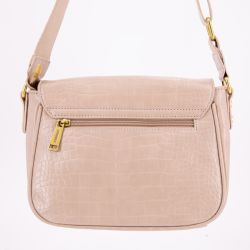 Sac bandouliere Romy motif croco à clip doré 22x18x8cm Femme GEORGES RECH