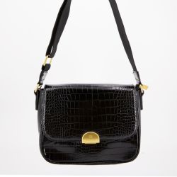 Sac bandouliere Romy motif croco à clip doré 22x18x8cm Femme GEORGES RECH Sac bandouliere Romy motif croco à clip doré 22x18x8cm Femme GEORGES RECH