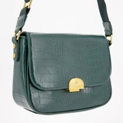 Sac bandouliere Romy motif croco à clip doré 22x18x8cm Femme GEORGES RECH Sac bandouliere Romy motif croco à clip doré 22x18x8cm Femme GEORGES RECH