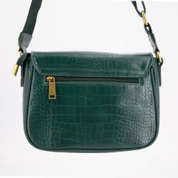 Sac bandouliere Romy motif croco à clip doré 22x18x8cm Femme GEORGES RECH