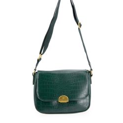 Sac bandouliere Romy motif croco à clip doré 22x18x8cm Femme GEORGES RECH