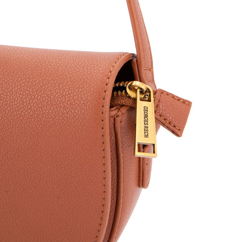 Sac bandouliere taupe romelie 27x15x7cm Femme GEORGES RECH