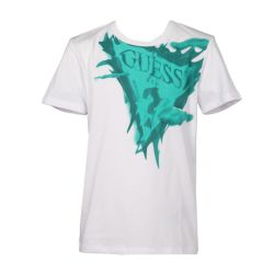Tshirt mc blanc l5gi20k8hm4-g011 Enfant GUESS Tshirt mc blanc l5gi20k8hm4-g011 Enfant GUESS