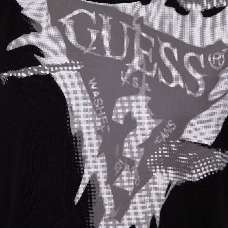Tshirt mc noir l5gi20k8hm4-jblk Enfant GUESS Tshirt mc noir l5gi20k8hm4-jblk Enfant GUESS