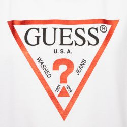 Tee shirt mc blanc j81i15j1311-g011 Enfant GUESS Tee shirt mc blanc j81i15j1311-g011 Enfant GUESS