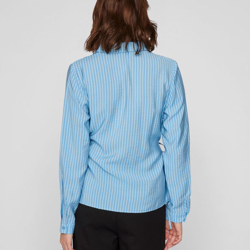 Chemise vidogma blissful blue 14103128 4229 Femme VILA