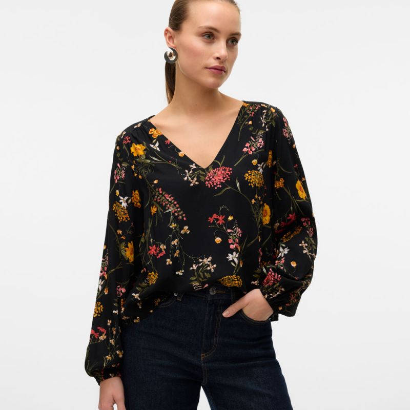Blouse vmeasy joy black 10322545 4235 Femme VERO MODA