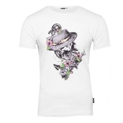 Tee shirt homme imprime tete de mort mika Homme BLAGGIO Tee shirt homme imprime tete de mort mika Homme BLAGGIO