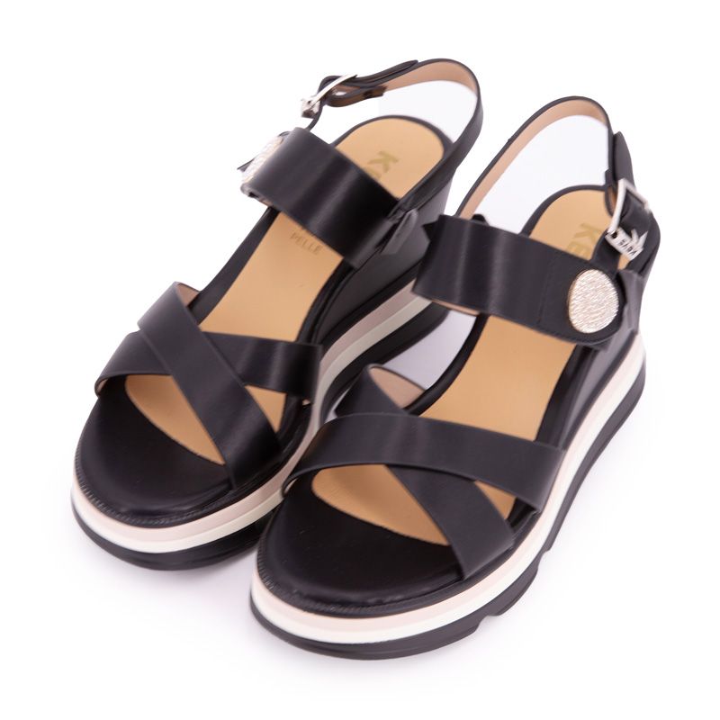 Sandale compensee beige k-11021 t35/41 Femme KEYS