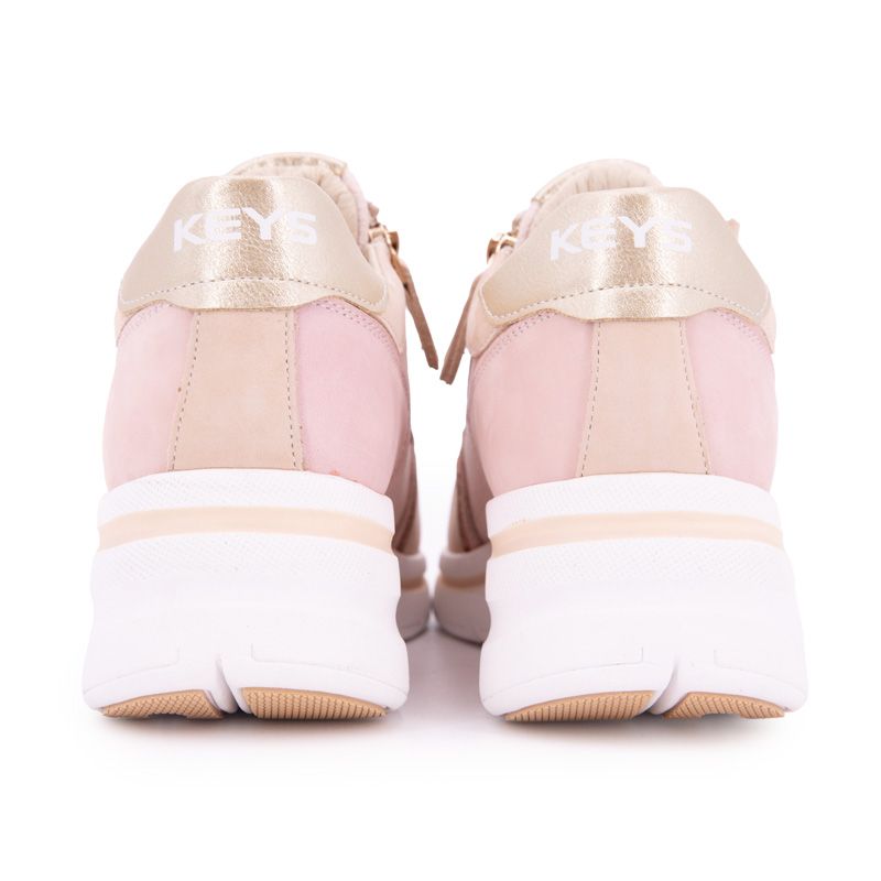 Basket nude/pink/gold k-10600 t35/41 Femme KEYS