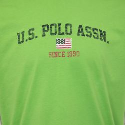 Tee shirt mc acid green nick Homme US POLO Tee shirt mc acid green nick Homme US POLO