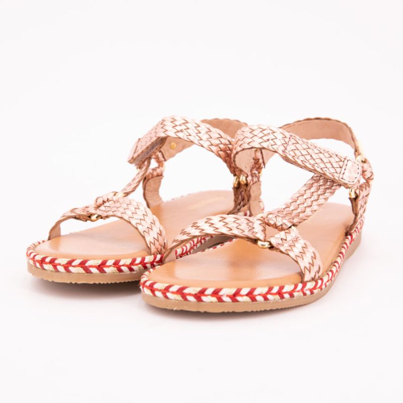 Sandale blister or rose c063707 t28/35 Fille LES TROPEZIENNES PAR M.BELARBI