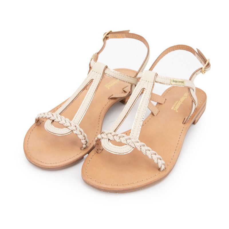 Sandale happy creme c330086 t36/41 Femme LES TROPEZIENNES PAR M.BELARBI