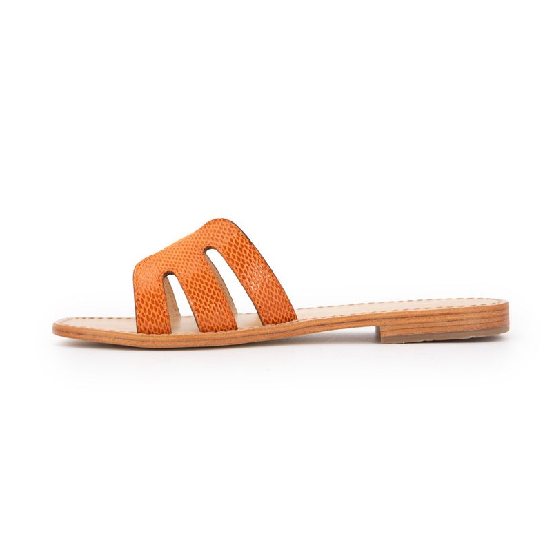 Mule hadamia orange serpent c330628 t36/41 Femme LES TROPEZIENNES PAR M.BELARBI