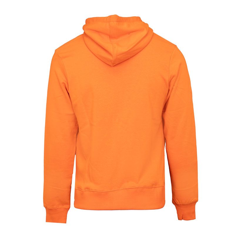 Sweat zip capuche 08gaia orange Homme HELVETICA